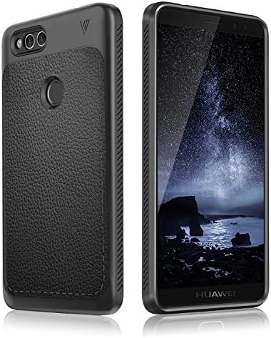 Honor 7X Case,Huawei Mate SE Case, Luxury TPU Shockproof Anti-Slip Anti-Scratch and Full Protective Case for Huawei Honor 7X (Black)