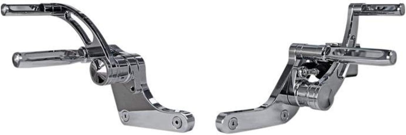 Accutronix Forward Control Kit - Slotted - Chrome FC108-SSC