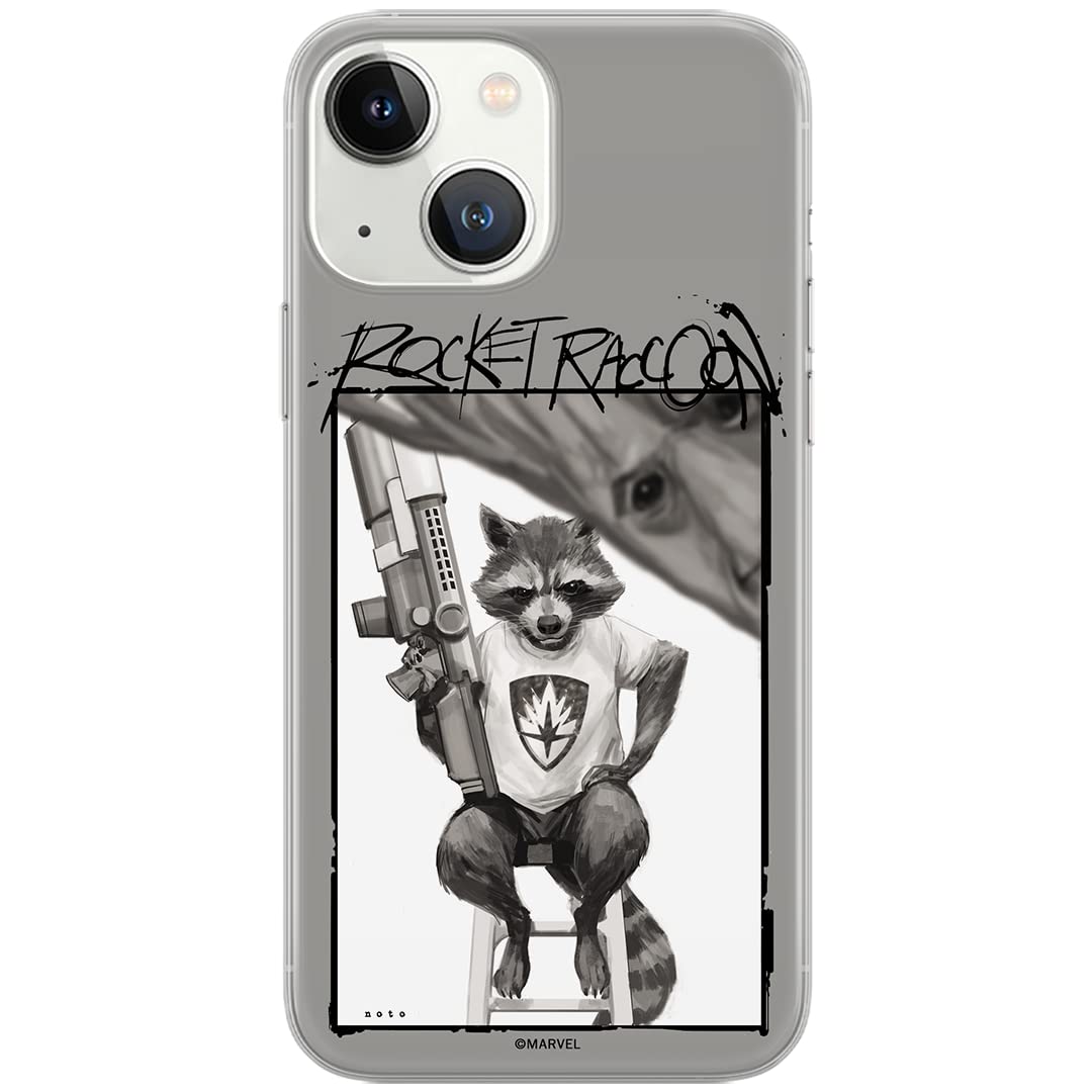 ERT GROUP mobile phone case for iPhone 13 MINI original and officially licensed Marvel pattern Rocket 004 optimally adapted to the shape of the mobile phone, case made of TPU โ image 1