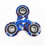 Auwer Cool Camouflage Fidget Hand Spinner Finger Spinner Toy Ultra Fast Bearings Dustproof Ultra Durable Stress Reducer EDC Fingertip Gyro For ADD,ADHD,Anxiety,Boredom and Autism Adults Children(B)