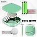 Bluetooth Key Finder - Key Locator Device with App, Siri Compatibility, Extra Battery - Anti-Lost GPS Keychain Tracker Device for Phone, Luggage, Backpack, Wallet - GPS Tracking Chip Tags by Rinex