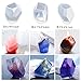 Silicone Molds for Resin Let's Resin 9PCS Resin Molds Crystal Stone Shape, Resin Jewelry Molds, Jewelry Casting Molds for Jewelry Necklace/Candle/Soap Making, Home Decoration