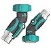 2wayz 2X 45° Metal Hose Elbow! Revamped July 2017 Version: No Leaks - Stay Dry as a Bone! Lead-Free Gooseneck Connector Swivels 360°. Garden Hose Shutoff Adapter Fits ¾” Hoses. Great for RVs, Timers