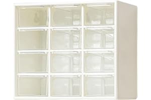 Veemoon Boîte de rangement en plastique anti-poussière pour tiroir de bureau et organisateur de maquillage