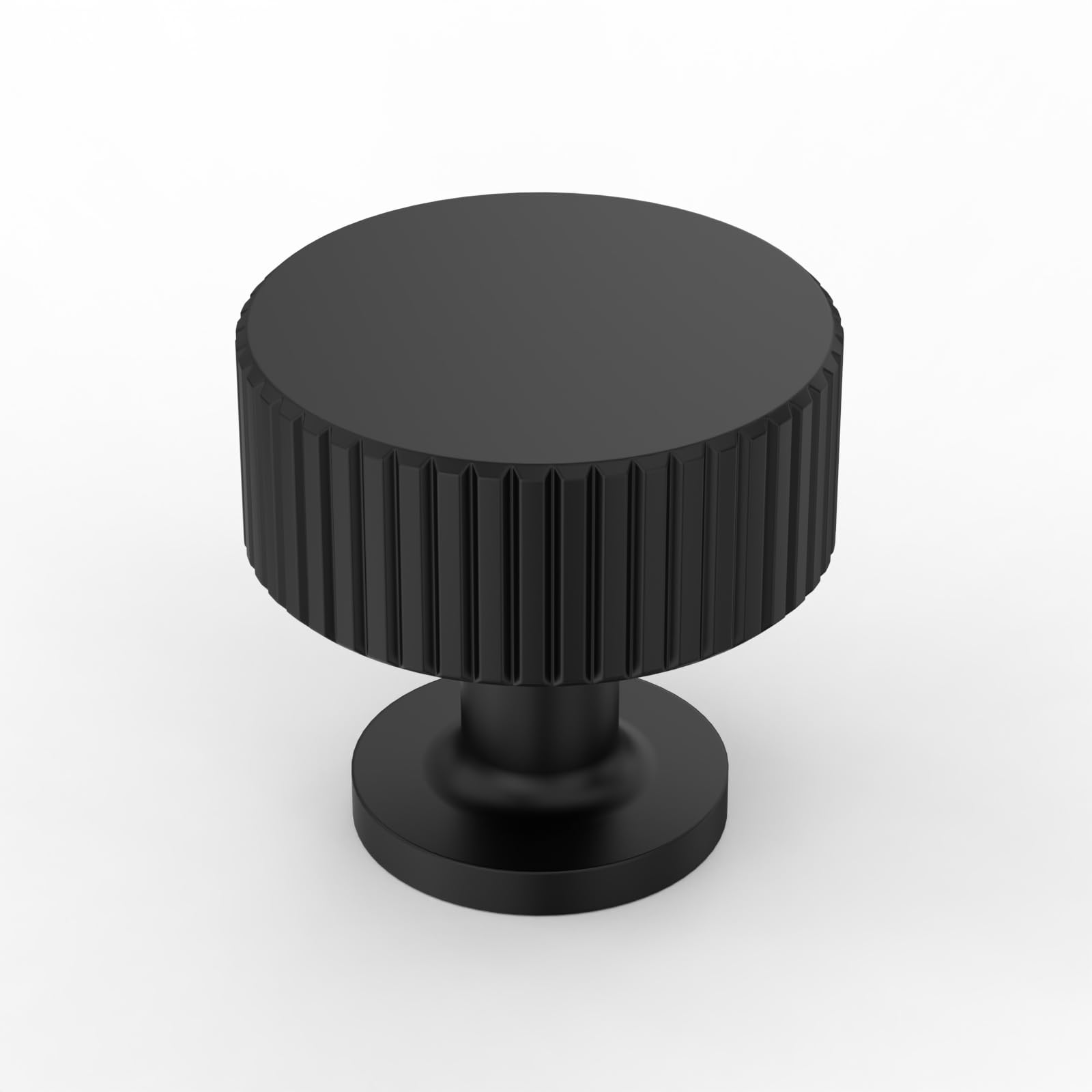 Coinkoly CK-EU0019 Pack of 10 Furniture Knobs, Black Furniture Knobs, Cupboard Knobs, Kitchen Knobs, Drawer Knobs, Wardrobe Knobs