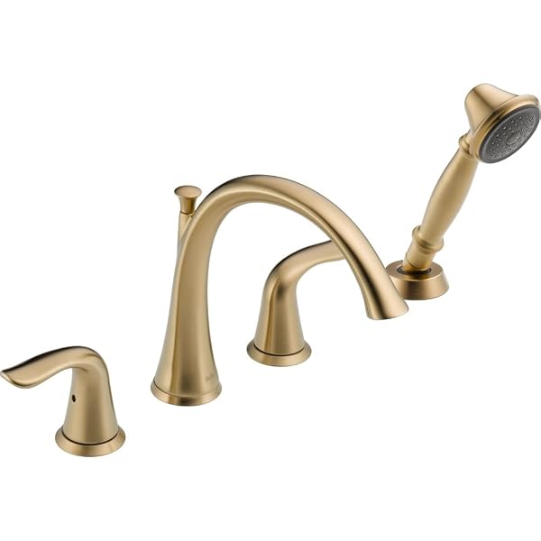 Delta Faucet T4738-SS Lahara Roman Tub with Handshower Trim 