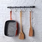 KAIYING Kitchen Utensil Rack with Removable S Hooks