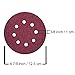 Newbested 120 PCS 5 Inch 8-Hole Hook Sanding Discs Sandpaper Assorted 40/60/80/100/120/150/180/240/320/400/600/800/1000 Grits Orbital Sander Round Sandpaper