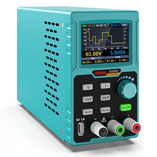 Kiprim DC605S Programmierbares DC-Labornetzteil 0–60 V / 0–5 A