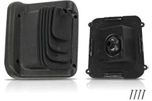 LQI 4x4 Transfer Case Manual Shifter Boot Compatible with Ford F250 F350 Super Duty 1999-2007 5.4L 6.0L F81Z7277BC, F81Z-7277-BC Black 1pc