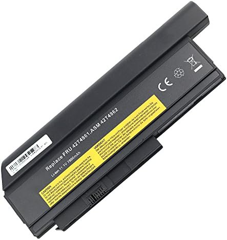 EXXACT PARTS 9 Cell 11.1V 7800mAh Laptop Replacement Battery for ThinkPad X220 ThinkPad X220i 0A36282 0A36283 42T4899 42T4901 42T4940 42T4942