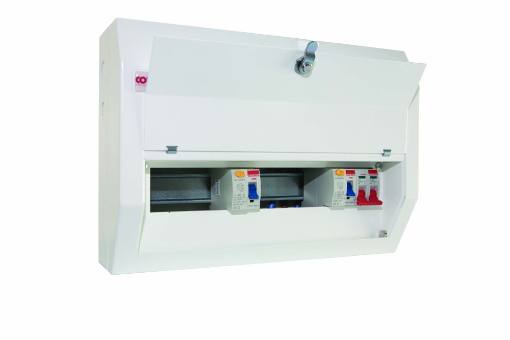 Contactum DR024MS 2 Way 40A RCD Consumer Unit 150 mm x 260 mm x