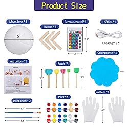 Balkwan Paint Your Own Moon Lamp Kit