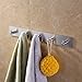 KES Self Adhesive Hooks Rail STAINLESS STEEL 5-Hook Rack Bath Towel Hook Sticky Bathroom Kitchen Towel Multi Hanger Brushed Finish, A7060H5-2