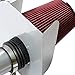 For Chevy Avalanche/Tahoe Silver Coated Aluminum Air Intake Pipe+Red Filter System