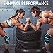 Knee Compression Sleeve for Knee Pain - Men Women Sports Knee Support Brace for Running, Hiking, Weightlifting, Workout (Large, Royal Blue - Black)