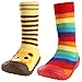 KF Baby Toddler Boys Girls Non-Skid Rubber Slipper Socks Value Pack [Set of 2]