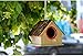 kathson Bird House for Outside Clearance Parakeet Nesting Box Wooden Houses Hanging Wood Breeding Outdoor Parrot Birdhouse Natural Aviary Cage Accessories for Lovebirds Cockatiel Finch Budgie Bluebird