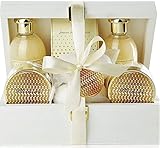 Premium Bath & Body Gift Basket.Luxury Spa Basket with Bath Bombs, Bed Bath & Body Works Wonders! PLEASURES #1 Spa Gift Basket for Women, & Teens! …