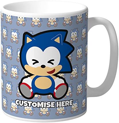 Official Personalised - Sonic The Hedgehog Mug - Emoji