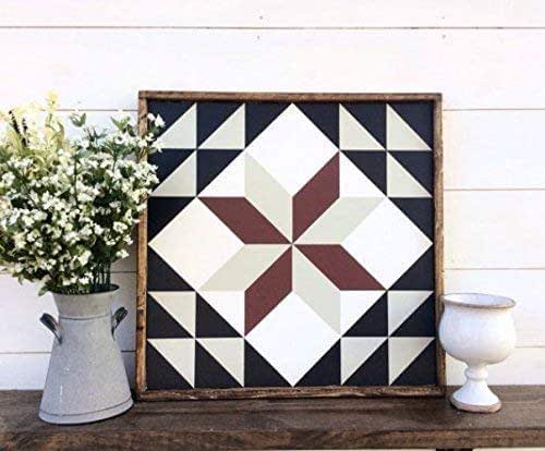 Amazon Com Meadow Star Barn Quilt Outdoor Sign Quilt Block Barn