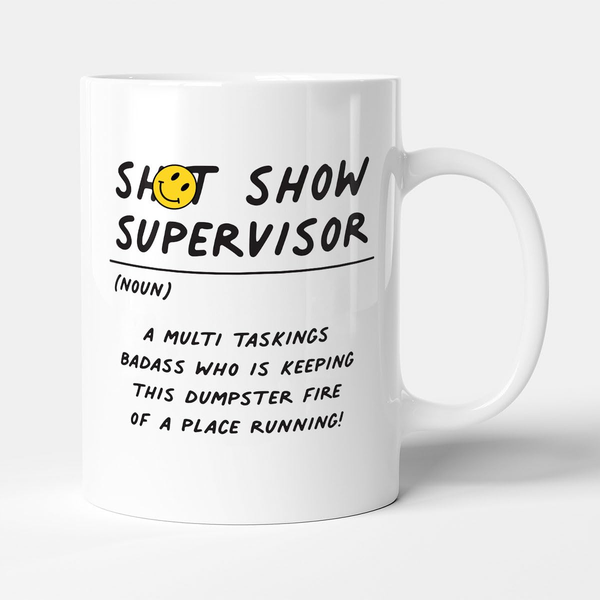 Victorian Printing Co - Sh*t Show Supervisor - Gift Funny Manager Mug, Ceramic, 11fl.oz.