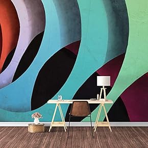 Wall Mural Colorful World Removable Wallpaper Wall Sticker for Bedroom Living Room - 66x96 inches