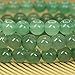 Amandastone Natural A Grade Green Aventurine 6mm Round Beads Stretch Bracelet 7 Inch