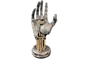 KOOPAO Headphone and Gaming Controller Holder Stand, Cyberpunk Mechanical Hand Headset Hanger for PS4 PS5 Xbox Switch Control