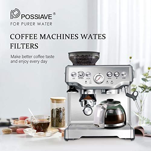 Possiave 12Pack Charcoal Water Filters Compatible with Breville BWF100 Machines, Breville