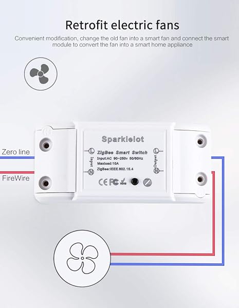 Interruptor de luz WiFi inteligente mdulo de interruptor de luz de rel inalmbrico control remoto de la aplicacin TuyaSmart Life Smart compatible con Alexa Google Home