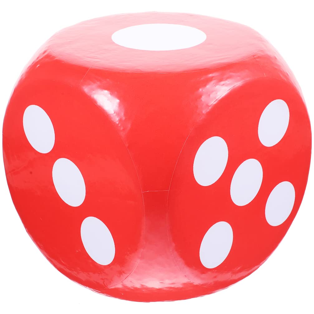 Toyvian Dice Dice Foam Jumbo 20cm Outdoor Fun Giant Outdoor Board Game Party Decorations for Game Ludo and Pool Party Favor Big