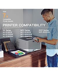 E Z Ink repuesto de toner para impresora Brother TN221 TN225, 2 negro