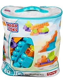 Mega Bloks Big Building Bag, Trendy (80 Piece)