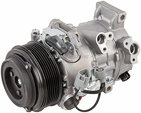 AC Compressor & A/C Clutch For Toyota Camry V6 & Avalon Replaces Denso 6SBU16 7-Groove w/Triangle Plug - BuyAutoParts 60-01916NA NEW