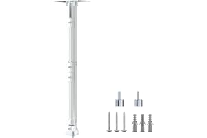 suptek 49inch Extended Mini Projector Ceiling Mount Adjustable Wall Mount with Thread Adapters for Projector DVR Camera (PR05