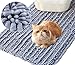 Vivaglory 35½ x 23¾inch Large Washable Cat Litter Mat,3D Design Microfiber Litter Trap Mat, Soft on Sensitive Paws,Ultra Absorbent and Waterproof, Grey