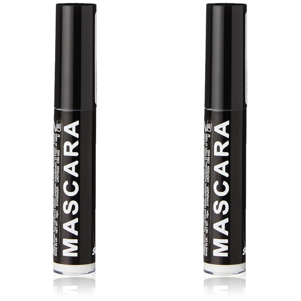 Stargazer Mascara, White. Comfortable strong colour mascara. (Pack of 2)