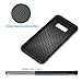 JETech Slim Fit Case for Samsung Galaxy S8 Plus S8+, Thin Phone Cover with Shock-Absorption and Carbon Fiber Design (Black)