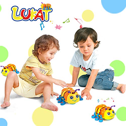 LUKAT Musical Baby Toy Toddlers, Crawling and Singing Bee Toys
