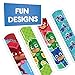 PJ Masks Kids Bandages, 100 ct | Adhesive Bandages for Minor Cuts, Scrapes, Burns. Great Stocking Stuffer or White Elephant