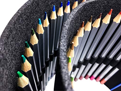 OOKU Artist PRO Watercolor Pencils Set 72 Colors / 75 Pc Full Kit | Wet Water Color Pencils Set/Dry Coloring Pencils Set for Adults, Kids | w/BONUS Wool Pencil Wrap, Watercolor Brush, Sharpener