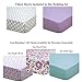 The Peanut Shell Purple Baby Bedding, Zoe 4-in-1 Bedding Set