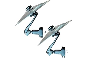 AKLOZYX Car Cymbal Air Vent Mini Drum - Crash Cymbal for Car Dashboard, Fun Air Vent Clip-On Music Instrument, Drummer Gift (Silver, 2 Pcs)