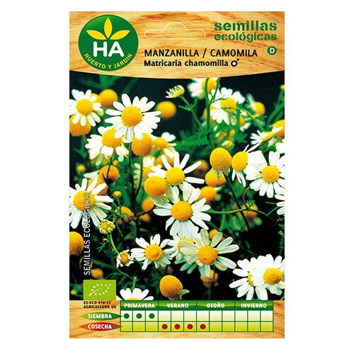 SEMILLAS ECOLÓGICAS MANZANILLA CAMOMILA HA: Amazon.es: Belleza