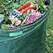 GardenMate 3-Pack 43 Gallons Pop-Up Garden Waste Bags - Collapsible Spring Bucket - Collapsible Container