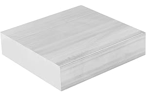 HOSIFIY 6061 Aluminum Flat Bar, 1" Thickness X 4" Width X 4" Length Aluminum Flat Plate, Solid Aluminum Bar for Crafting, Industrial Building