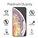 Screen Protector, Full Cover Tempered Glass Shield [Dome Fix] New Slide Easy Install and Repair Kit by Whitestone for Apple iPhone 10s Max (2018) - 1 Pack
