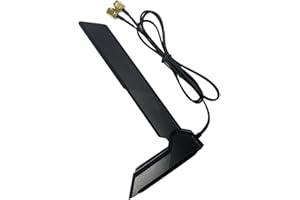 SAMXI WiFi 6e Antenna 2T2R Dual Band 2.4G/5G/ 6G/ Replacement for ASUS ROG Strix B560 B660 Z490 Z590 Z690 X570 H610 H670 M13H M12 M11 Motherboard Card Wireless Network Router Laptop WiFi 6E Antenna