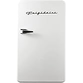 Frigidaire EFR840-Cream EFR840 Retro Mini Fridge with Freezer & Side Bottle Opener-Small 2 Door Refrigerator for Office Bar or College Dorm Room-3.1 Cu Ft (Cream) on Fridge.com